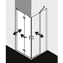 Kermi DI2CL07020VPK Eck-Halbteil links Diga 2CL 0700x