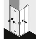 Kermi DIEPR07520VAK Eck-Halbteil rechts DIGA EPR 0750x