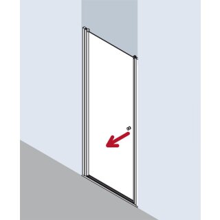 Kermi I2STW090201UK Schwingtür Ibiza 2000 STW 0900x