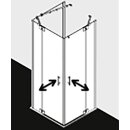Kermi FXEPR09018VYK Eck-Halbteil rechts Filia XP EPR 0900x