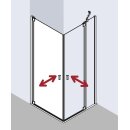 Kermi RA1EL080201YK Eck-Halbteil links Raya 1EL 0800x