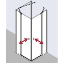 Kermi RAEPR09018VAK Eck-Halbteil rechts Raya EPR 0900x