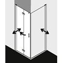 Kermi DI2SR09318VAK Pendel-Faltt&uuml;r Diga 2SR 0930x