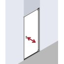 Kermi RA1WR09318VPK Pendelt&uuml;r Raya 1WR 0930x