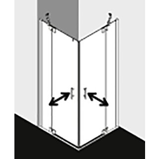 Kermi FXEPR09320VAK Eck-Halbteil rechts Filia XP EPR 0930x
