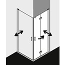 Kermi DI2CL10318VAK Eck-Halbteil links Diga 2CL 1030x