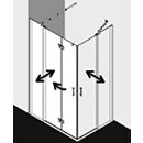 Kermi DIF2L09018VUK Eck-Halbteil links Diga F2L 0900x