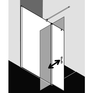 Kermi PETFR10018VNK WALK-IN PEGA TFR 1000x