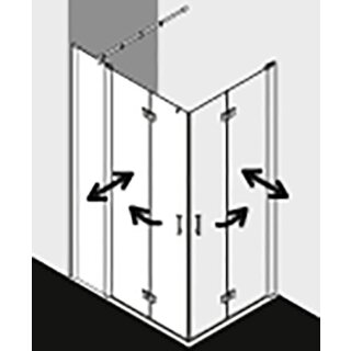 Kermi DIF2L09020VPK Eck-Halbteil links Diga F2L 0900x