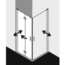 Kermi DI2CL10320VAK Eck-Halbteil links Diga 2CL 1030x