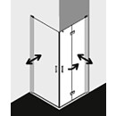 Kermi DI2CL10320VAK Eck-Halbteil links Diga 2CL 1030x