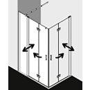 Kermi DIF2R09318VUK Eck-Halbteil rechts Diga F2R 0930x