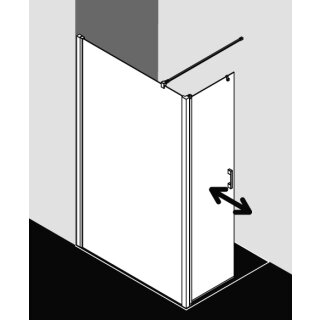 Kermi LIT1R08320VAK WALK-IN LIGA T1R 0830x