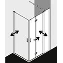 Kermi DIF2R10318VPK Demi-coin droit Diga F2R 1030x