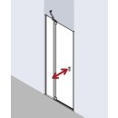 Kermi RA1GL123181YK Pendeltür Raya 1GL 1230x