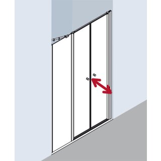 Kermi I2POL160181YK Pendeltür Ibiza 2000 POL 1600x