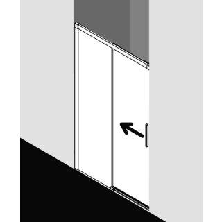 Kermi NIL2R12018VPK Gleittür Nica L2R 1200x