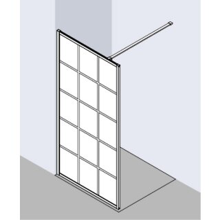 Kermi XDWW1090203PK Walk-In Dark Edition WW1 0900x