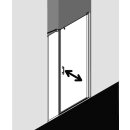 Kermi LI1OR140201AK Pendelt&uuml;r LIGA 1OR 1400x