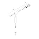 DORNBRACHT 04121109310-08 Sp&uuml;lbrause ERSATZTEILE Platin 04121109310