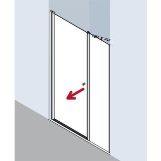Kermi I2SOR140201AK Porte battante Ibiza 2000 SOR 1400x