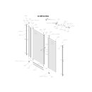 Kermi I2SOR140201AK Porte battante Ibiza 2000 SOR 1400x