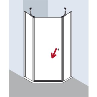 Kermi I247R101201UK Fünfeck Ibiza 2000 47R 1015x