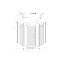 Kermi I247R101201UK F&uuml;nfeck Ibiza 2000 47R 1015x