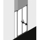 Kermi RAPFR170181PK Pendelt&uuml;r RAYA PFR 1700x