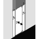 Kermi FX1GL18020VAK Pendelt&uuml;r Filia XP 1GL 1800x