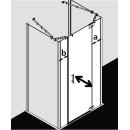 Kermi FX1GL18020VAK Pendelt&uuml;r Filia XP 1GL 1800x