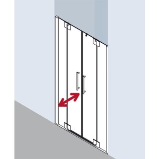 Kermi PXPTF13020VYK Pendeltür Pasa XP PTF 1300x