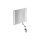 Miroir basculant LED HEWI basic, mat, l 600 mm, H 540 mm gris anthracite