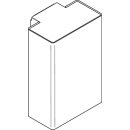 HEWI Litter bin, wall mounted, grind