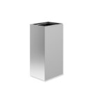 HEWI paper waste bin 25l,without lid,stainless steel