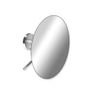 HEWI vanity mirror round, chrome-plated 3-fold magnification, wall mounting