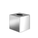 HEWI cosmetic tissue dispenser, cube made of synthetic material, chrome