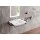 HEWI S-shaped washbasin, modular, 650x550 mm, 1 tap hole
