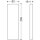 Cache HEWI barre appui pliable mobile, bross&eacute;, cadre plas blanc pur