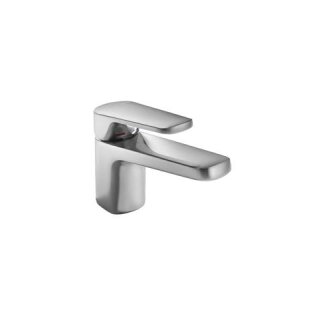 HEWI Single-lever washbasin mixer tap St.stl look, cubic, lev closed