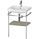 DURAVIT HP4835O9292 Metallkonsole bodenst. m. HD.2 Plus