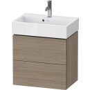 DURAVIT LC621903535 WTU L-Cube wandhängend, 2 Schubk.