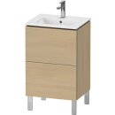 DURAVIT LC667107171 WTU L-Cube bodenstehend, 2 Ausz&uuml;ge