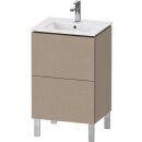 DURAVIT LC667107575 WTU L-Cube bodenstehend, 2 Auszüge