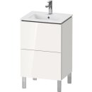 DURAVIT LC667108585 WTU L-Cube bodenstehend, 2 Ausz&uuml;ge