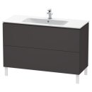 DURAVIT LC662808080 WTU stehend L-Cube 481x1220x704mm 2