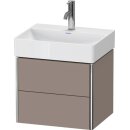 DURAVIT XS430504343 WTU XSquare wandh&auml;ngend, 2 Schubk.