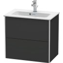 DURAVIT XS416508080 Waschtischunterbau XSquare, 2 Schubk.