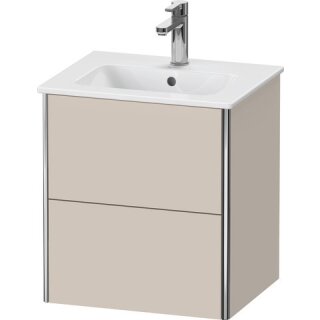 DURAVIT XS430609191 WTU XSquare wandhängend, 2 Schubk.