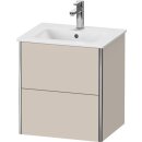 DURAVIT XS430609191 WTU XSquare wandhängend, 2 Schubk.